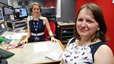 Laura with Jane Duffas from What the Frock
