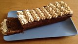 Coffee, Date & Walnut Cake with Caramel Coffee Syrup & Coffee Buttercream