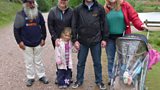Tara, Clare, Clive, Jodie, Boo and Rocco