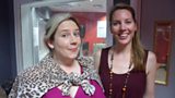 Stand up comedian Viv Groskop with Laura