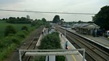 An overview of Castle Cary station a week before the festival begins