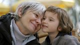 Grandma and grandchild