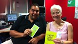 Martin with Linda Alvis from the Clifton Arts Club