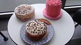 3 bakers - 3 decorated Victoria Sponges