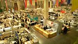 Just one of the dealing halls at the Tucson Gem Show, the largest in the world