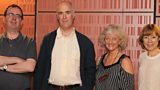 STUDIO PHOTO :: RICHARD, CHARLES SAUMAREZ SMITH, ANGELA PLATER AND SIAN