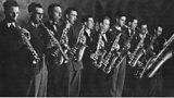 George Evans band 10-piece saxophone section