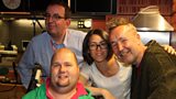 STUDIO PHOTO :: RICHARD, BARRY WEST, SUZY AND NIGEL KENNEDY