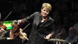 Marin Alsop,the first ever female conductor of Last Night at the Proms joins us from Baltimore