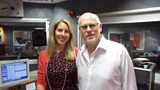 Laura with Roger Stennett, the only living being to have written for both Sooty and The Royal Shakespeare Company!