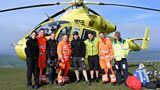 Rescued by Helicopter Heroes