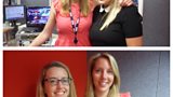 Laura with Jess Hellings, and also with Sarah Smithers, who's organising a gig in her husbands memory