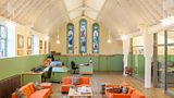 The interior of the renovated Cancer Support Scotland HQ in Glasgow.
