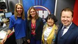 Laura with the the Bargain Hunt team