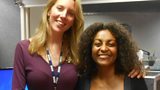 Laura with actress Adjoa Andoh