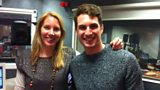 Laura with James Darch, one of the stars of Cats the musical