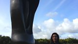 Julia at the Henry Moore Foundation