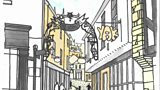 Gateway to Steep Hill