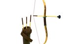 Child's toy bow and arrow set confiscated by airport security