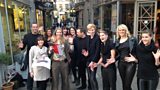 Laura with the team from the Vocal Works Gospel Choir