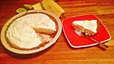 Coconut Key Lime Pie with Candied Pineapple and Coconut Cream