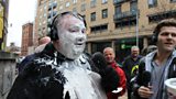 Who's going to plant a pie in Stephen’s face? It's Children in Need Day and he received the full pie treatment!