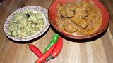 Slow Cooker Malay Beef Curry with Lentil, Aubergine and Rice Pilau