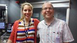 Laura with Col Needham from the IMDb