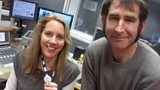 Laura with writer and actor Ben Moor