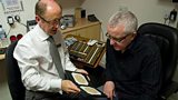 Tam takes a colour vision test