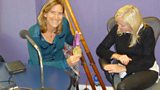 Katherine Grainger shows off her Olympic medal