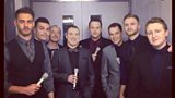 Only Men Aloud backstage