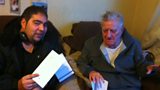Martin talks to Bill Nicholas on his 100th birthday celebration.