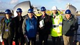 The Long View recording at the Thames Barrier