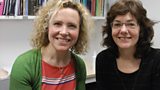 Pennie Latin and Professor Helen Sang