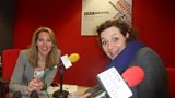 Laura with stand-up comedian Jessica Fosterkew