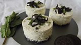Individual Chocolate Mint Cheesecakes