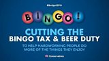 Row over Tory ad. It says cuts in beer and bingo duty help "hardworking people do more things they enjoy". Is that patronising?