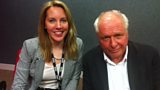 Laura with Comedy legend Peter Richardson