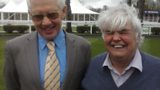 Trainer Alan Pickering, and presenter Peter White.