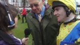 Trainer Alan Pickering, producer Lee Kumutat and jockey Liam Keniry.