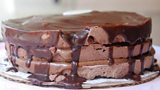 Chocolate Meringue Layer Cake