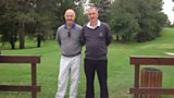 The Blind Italian Open, Milan - John Eakin (on the right) with guide Michael Gutteridge.