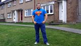 Wrestler Gareth Pugh AKA Caden Lay (Spirit of Battle) in his Welsh hometown, Dolgellau
