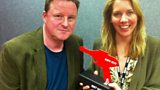 Award winning novelist Gareth Powell with Laura Rawlings
