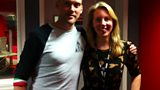 Actor Joe Simms with Laura