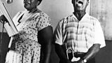 Ella Fitzgerald and Louis Armstrong