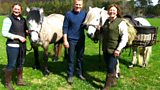 Adam and the Balmoral ponies