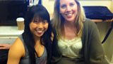 Laura with Alexzandra who plays Lambchops in Fame