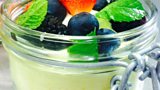 Chris Fearon's vanilla cheesecake with spring berries